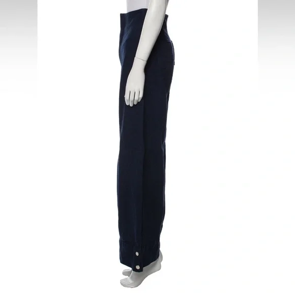 Motif Official High Waisted Dark Wash Wide Leg Jeans, Medium - Picture 2 of 7